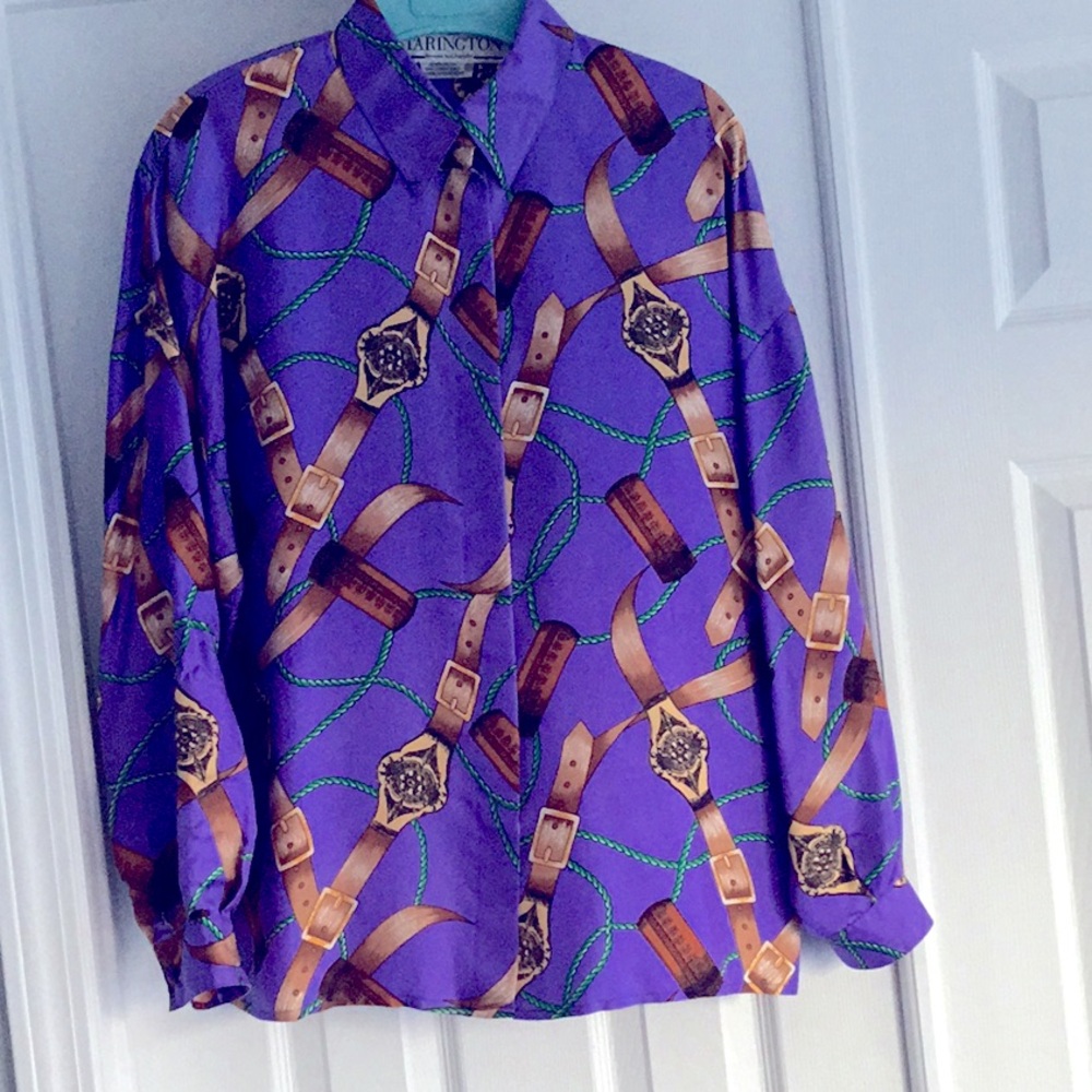 Vintage Starington blouses by Charlotte Size 10